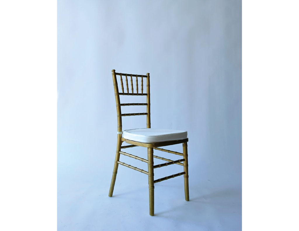 Bronze Chair with Cushion - Event Rental