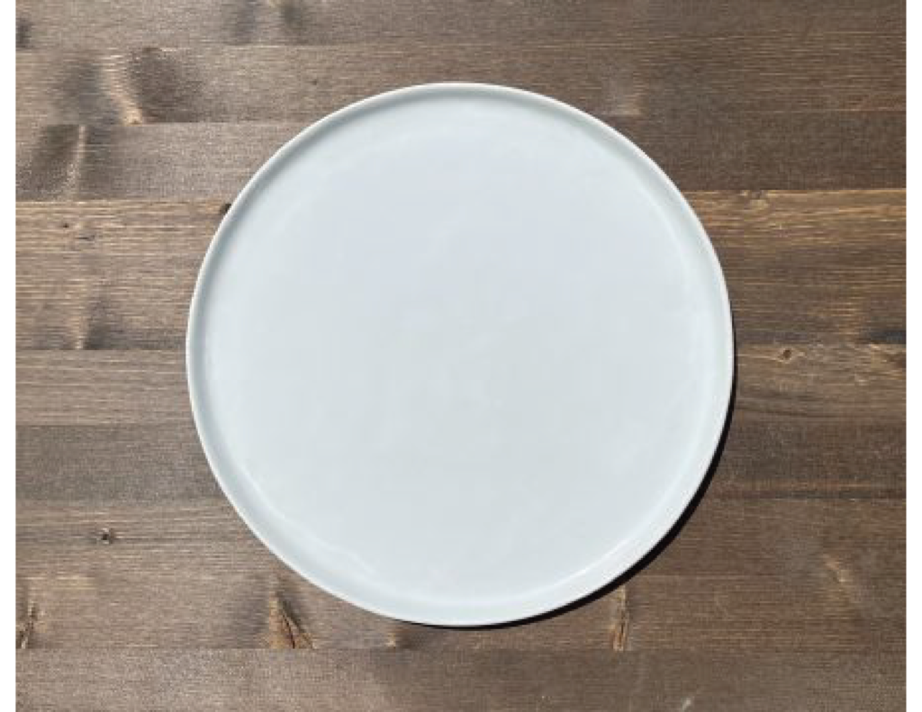 White Flat Dinner Plate - Event Rental