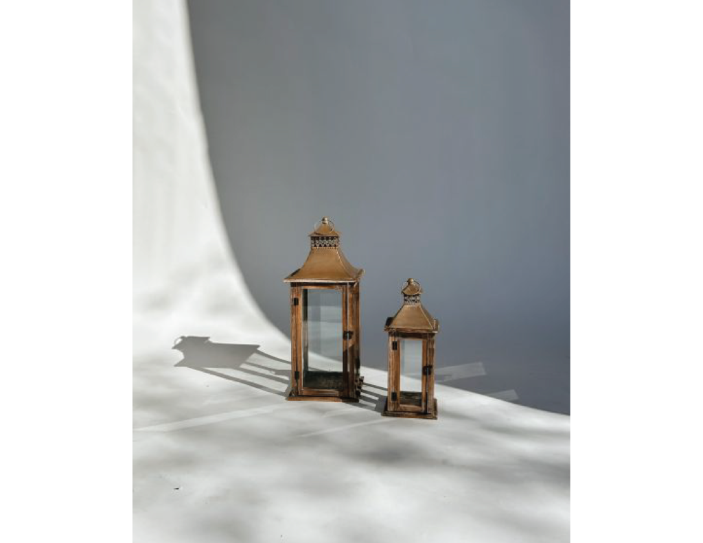 Bronze Lanterns - Event Rental